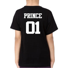 Load image into Gallery viewer, King queen Prince Family Half Sleeves T-Shirts-KidsFashionVilla