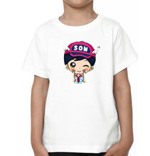 Load image into Gallery viewer, Dad Mom Son Family Half Sleeves T-Shirts-KidsFashionVilla