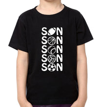 Load image into Gallery viewer, Mom Son Mother and Son Matching T-Shirt- KidsFashionVilla