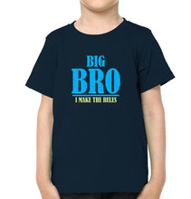 Load image into Gallery viewer, Big Sis make The Rules Lil Sis Break The Rules Brother-Sister Kid Half Sleeves T-Shirts -KidsFashionVilla