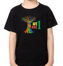Load image into Gallery viewer, We Are 1 Family Half Sleeves T-Shirts-KidsFashionVilla
