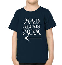 Load image into Gallery viewer, Mad About Mom Mad About Son Mother and Son Matching T-Shirt- KidsFashionVilla
