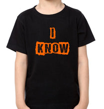 Load image into Gallery viewer, Iam Your Father I Know Father and Son Matching T-Shirt- KidsFashionVilla