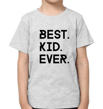 Load image into Gallery viewer, Best Mom Ever Best Kid Ever Mother and Son Matching T-Shirt- KidsFashionVilla