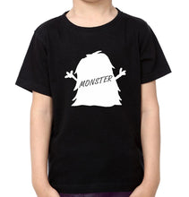 Load image into Gallery viewer, Help Monster Father and Son Matching T-Shirt- KidsFashionVilla