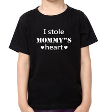 Load image into Gallery viewer, I Stole mommy's Heart Mother and Son Matching T-Shirt- KidsFashionVilla
