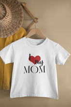 Load image into Gallery viewer, I Love My Mom Mother And Son White Matching T-Shirt- KidsFashionVilla