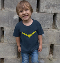 Load image into Gallery viewer, Captain Marvel Logo Half Sleeves T-Shirt for Boy-KidsFashionVilla