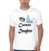 Load image into Gallery viewer, My Cutest Daughter My Strongest Dad Father and Daughter Matching T-Shirt- KidsFashionVilla
