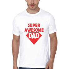 Load image into Gallery viewer, Super Awesome Dad & Super Awesome Kid Father and Daughter Matching T-Shirt- KidsFashionVilla