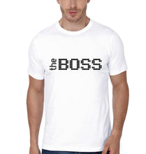 Load image into Gallery viewer, The Boss & The Real Boss Father and Daughter Matching T-Shirt- KidsFashionVilla