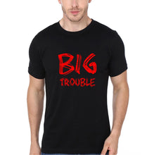 Load image into Gallery viewer, Big Trouble & Lil Trouble Father and Daughter Matching T-Shirt- KidsFashionVilla