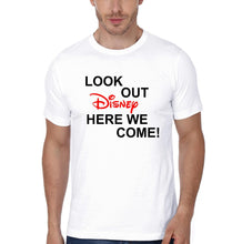 Load image into Gallery viewer, Look Out disney Here we Come Family Half Sleeves T-Shirts-KidsFashionVilla