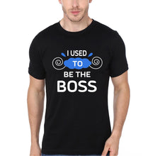 Load image into Gallery viewer, I Used To Be Boss & I Am Boss Father and Daughter Matching T-Shirt- KidsFashionVilla