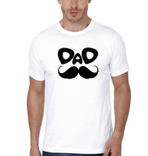 Load image into Gallery viewer, Moustaches Family Half Sleeves T-Shirts-KidsFashionVilla