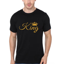Load image into Gallery viewer, King Princess Queen Family Half Sleeves T-Shirts-KidsFashionVilla
