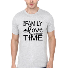 Load image into Gallery viewer, In A Family Love Is Spelled Time Family Half Sleeves T-Shirts-KidsFashionVilla