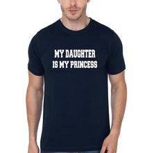 Load image into Gallery viewer, My Daughter My Princess My Dad  My Hero Father and Daughter Matching T-Shirt- KidsFashionVilla