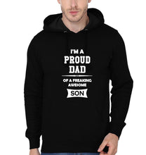 Load image into Gallery viewer, I Am Proud Dad I Am Proud Baby Father and Son Matching Hoodies- KidsFashionVilla