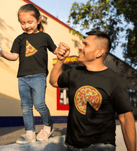 Load image into Gallery viewer, Pizza Father and Daughter Matching T-Shirt- KidsFashionVilla