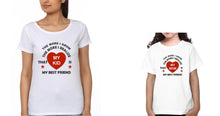 Load image into Gallery viewer, Mom Kid Best Friend Mother and Daughter Matching T-Shirt- KidsFashionVilla