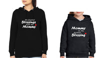 Load image into Gallery viewer, My Greatest Blessings Call Me Mommy Mother and Daughter Matching Hoodies- KidsFashionVilla