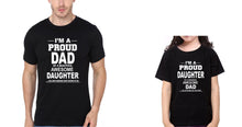 Load image into Gallery viewer, I'M Proud Dad Daughter Father and Daughter Matching T-Shirt- KidsFashionVilla