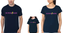 Load image into Gallery viewer, Super Dad Mom Kid Family Half Sleeves T-Shirts-KidsFashionVilla