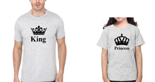 Load image into Gallery viewer, King Princess Father and Daughter Matching T-Shirt- KidsFashionVilla