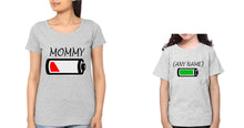 Load image into Gallery viewer, Mommy & Any Name Mother and Daughter Matching T-Shirt- KidsFashionVilla