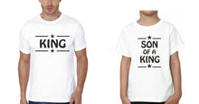 Load image into Gallery viewer, King Son Of King Father and Son Matching T-Shirt- KidsFashionVilla