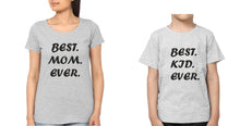 Load image into Gallery viewer, Best Mom Ever Best Kid Ever Mother and Son Matching T-Shirt- KidsFashionVilla