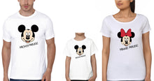 Load image into Gallery viewer, Mickey Minnie Family Half Sleeves T-Shirts-KidsFashionVilla