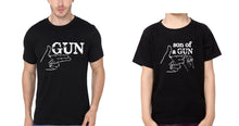Load image into Gallery viewer, Gun son OF Gun Father and Son Matching T-Shirt- KidsFashionVilla