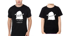 Load image into Gallery viewer, Help Monster Father and Son Matching T-Shirt- KidsFashionVilla