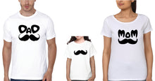 Load image into Gallery viewer, Moustaches Family Half Sleeves T-Shirts-KidsFashionVilla