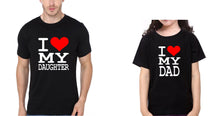 Load image into Gallery viewer, I Love My Dad I Love My Daughter Father and Daughter Matching T-Shirt- KidsFashionVilla