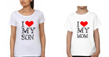 Load image into Gallery viewer, I Love My Mom I Love My Son Mother and Son Matching T-Shirt- KidsFashionVilla