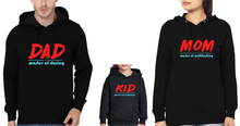 Load image into Gallery viewer, Mon Dad Kid Family Hoodies-KidsFashionVilla