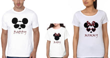 Load image into Gallery viewer, Daddy mommy baby Family Half Sleeves T-Shirts-KidsFashionVilla