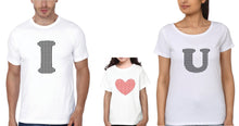 Load image into Gallery viewer, I Love U Family Half Sleeves T-Shirts-KidsFashionVilla