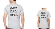 Load image into Gallery viewer, Best Dad Ever & Best Kid Ever Father and Daughter Matching T-Shirt- KidsFashionVilla