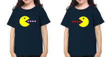 Load image into Gallery viewer, Pacman Sister-Sister Kids Half Sleeves T-Shirts -KidsFashionVilla