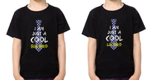 Load image into Gallery viewer, I M Just A Cool Big Bro Brother-Brother Kids Half Sleeves T-Shirts -KidsFashionVilla