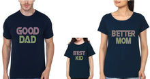 Load image into Gallery viewer, Good Better Best Family Half Sleeves T-Shirts-KidsFashionVilla