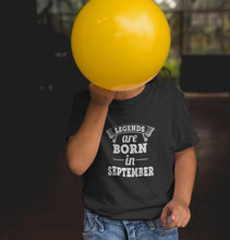 Load image into Gallery viewer, Legends are born in September Half Sleeves T-Shirt for Boy-KidsFashionVilla