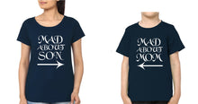 Load image into Gallery viewer, Mad About Mom Mad About Son Mother and Son Matching T-Shirt- KidsFashionVilla