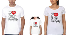 Load image into Gallery viewer, I Love My Family Family Half Sleeves T-Shirts-KidsFashionVilla