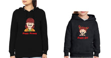 Load image into Gallery viewer, Happy Mom Happy Girl Mother and Daughter Matching Hoodies- KidsFashionVilla