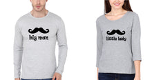 Load image into Gallery viewer, Big Man Little Lady Father and Daughter Matching Full Sleeves T-Shirt- KidsFashionVilla